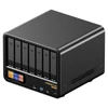 Kép 1/7 - AOOSTAR WTR MAX 11 fiókos NAS mini PC barebone, AMD R7 Pro 8845HS, HDMI/DP/USB4, 2.5G+10G LAN, Oculink, SD, Type‑C – EU csatlakozó