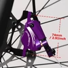 Kép 8/10 - DYISLAND XT‑7 hidraulikus tárcsafék nyereg, bowdenes első‑hátsó fék MTB/országúti/elektromos kerékpárhoz - Lila