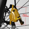 Kép 8/9 - DYISLAND XT‑7 hidraulikus tárcsafék nyereg, bowdenes első‑hátsó fék MTB/országúti/elektromos kerékpárhoz - Sárga