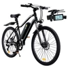 Kép 3/7 - EB3S elektromos kerékpár, 350W motor, 36V 15Ah akku, 35km/h, 90km hatótáv, 26” terepgumi, IPX4, tárcsafék, első villa, 150kg teherbírás