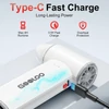 Kép 5/8 - GOOLOO F3 elektromos levegőfúvó, 150000 ford./perc turbó légáram, 5000mAh akku, 3 fokozat, 4 órás üzemidő, Type‑C gyors töltés – Fehér