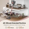 Kép 4/10 - Vactidy V10 Pro vezeték nélküli porszívó, 45000Pa szívóerő, 550W motor, 45 perc üzemidő, LED kijelző, 5 lépcsős szűrés
