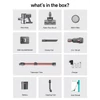 Kép 6/10 - Vactidy V10 Pro vezeték nélküli porszívó, 45000Pa szívóerő, 550W motor, 45 perc üzemidő, LED kijelző, 5 lépcsős szűrés