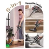 Kép 7/10 - Vactidy V10 Pro vezeték nélküli porszívó, 45000Pa szívóerő, 550W motor, 45 perc üzemidő, LED kijelző, 5 lépcsős szűrés