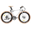 Kép 1/6 - Fafrees F1 elektromos kerékpár, 250W motorral, 36V 10Ah akkumulátorral, 700C×38C gumik, 25km/h, 90km hatótáv – Narancs‑fehér