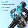 Kép 2/7 - TASVAC V600 vezeték nélküli porszívó, 28000Pa szívóerő, 120000 RPM motor, LED padlókefe, 45 perc üzemidő, mosható HEPA
