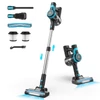 Kép 1/7 - TASVAC V600 vezeték nélküli porszívó, 28000Pa szívóerő, 120000 RPM motor, LED padlókefe, 45 perc üzemidő, mosható HEPA