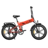 Kép 2/3 - ENGWE Engine X összecsukható elektromos kerékpár, 20×4.0 Chaoyang terepgumik, 250W motor, 48V 13Ah akku, 25 km/h, 100 km hatótáv, dupla tárcsafék – Piros