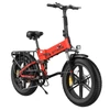 Kép 1/3 - ENGWE Engine X összecsukható elektromos kerékpár, 20×4.0 Chaoyang terepgumik, 250W motor, 48V 13Ah akku, 25 km/h, 100 km hatótáv, dupla tárcsafék – Piros
