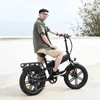 Kép 5/8 - ENGWE Engine X összecsukható elektromos kerékpár, 20×4.0 Chaoyang terepgumik, 250W motor, 48V 13Ah akku, 25 km/h, 100 km hatótáv, dupla tárcsafék – Fekete