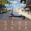 Kép 2/13 - GELEIPU Z1 Pro elektromos roller, 2×1200W motor, 52V 20Ah akku, 65km/h, 70km hatótáv, 10" kerék, dupla tárcsafék, négykaros rugózás
