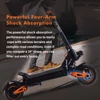 Kép 5/13 - GELEIPU Z1 Pro elektromos roller, 2×1200W motor, 52V 20Ah akku, 65km/h, 70km hatótáv, 10" kerék, dupla tárcsafék, négykaros rugózás
