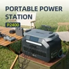 Kép 2/10 - IEETek P2400 hordozható erőmű – 2048Wh LiFePO4 akkumulátor, 2400W tiszta szinusz, 4800W csúcs, 1800W gyorstöltés, 800W napelem, <10ms EPS, WiFi/Bluetooth