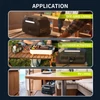 Kép 4/10 - IEETek P2400 hordozható erőmű – 2048Wh LiFePO4 akkumulátor, 2400W tiszta szinusz, 4800W csúcs, 1800W gyorstöltés, 800W napelem, <10ms EPS, WiFi/Bluetooth