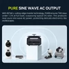 Kép 6/10 - IEETek P2400 hordozható erőmű – 2048Wh LiFePO4 akkumulátor, 2400W tiszta szinusz, 4800W csúcs, 1800W gyorstöltés, 800W napelem, <10ms EPS, WiFi/Bluetooth