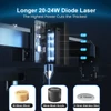 Kép 4/20 - LONGER Laser B1 20W lézergravírozó + lézerágy + forgatóhenger tartóval