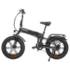 Kép 3/3 - PASELEC PX6 elektromos kerékpár, 750W motor, 48V 13Ah akkumulátor, 20×4.0 fat gumi, 45km/h, 70km hatótáv, mechanikus tárcsafék – Fekete