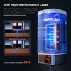 Kép 8/10 - IKIER K1 Ultra 36W lézergravírozó, 410×410 mm munkaterület, 800 mm/s sebesség, 0,01 mm pontosság, autofókusz, egy menetben vágás