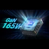 Kép 2/6 - MINIX P165 GaN fali gyorstöltő, 165W max, 3×USB‑C PD és 1×USB‑A porttal