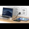 Kép 3/6 - MINIX P165 GaN fali gyorstöltő, 165W max, 3×USB‑C PD és 1×USB‑A porttal