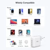 Kép 10/14 - ZIKE Z1214 140W GaN PD3.1 USB‑C hálózati töltő, nagy teljesítményű gyorstöltés laptophoz és mobilokhoz