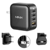 Kép 1/6 - MINIX P3 100W gyorstöltő, 3×Type‑C + 1×USB‑A porttal, utazáshoz, univerzális kompatibilitás