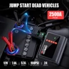 Kép 3/10 - GOOLOO A1 2000A 12V indítóakkumulátor 150PSI kompresszorral, 35L/perc légáram, automata leállás, LED lámpa, 7L benzin/5.5L dízelhez