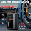 Kép 6/10 - GOOLOO A1 2000A 12V indítóakkumulátor 150PSI kompresszorral, 35L/perc légáram, automata leállás, LED lámpa, 7L benzin/5.5L dízelhez