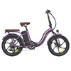 Kép 5/6 - Fafrees F20+ Pro összecsukható elektromos kerékpár, 250W motor, 36V 22.5Ah akkumulátor, 20×3.0 gumi, 25km/h, 100km hatótáv – Rózsaszínes lila
