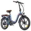 Kép 2/6 - Fafrees F20+ Pro összecsukható elektromos kerékpár, 250W motor, 36V 22.5Ah akkumulátor, 20×3.0 gumi, 25km/h, 100km hatótáv – Auróra kék