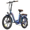 Kép 1/6 - Fafrees F20+ Pro összecsukható elektromos kerékpár, 250W motor, 36V 22.5Ah akkumulátor, 20×3.0 gumi, 25km/h, 100km hatótáv – Auróra kék