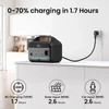 Kép 3/8 - DaranEner NEOS hordozható erőmű – 288Wh LiFePO4 akkumulátor, 600W tiszta szinusz, 1200W csúcs, 100W USB‑C PD, MPPT, UPS