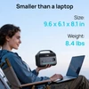 Kép 4/8 - DaranEner NEOS hordozható erőmű – 288Wh LiFePO4 akkumulátor, 600W tiszta szinusz, 1200W csúcs, 100W USB‑C PD, MPPT, UPS