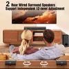 Kép 9/12 - Hiwill A51 5.1 csatornás soundbar mélynyomóval, 380W csúcsteljesítmény, állítható magas és basszus