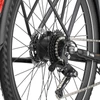 Kép 10/14 - Fafrees F700W elektromos kerékpár, 250W motor, 36V 10Ah akku, 700×42C gumik, 25 km/h, 100 km hatótáv, hidraulikus fék, SHIMANO CUES 9 – Kék