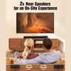 Kép 9/9 - Hiwill A51 Pro 5.1 hangrendszer Dolby Atmos-szal, 6.5'' vezeték nélküli mélynyomóval, 9 hangszóróval, 420W csúcsteljesítménnyel