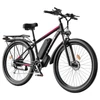 Kép 2/14 - FENGQS Q8 elektromos kerékpár, 750W motorral, 48V 17.5Ah akkumulátorral, 27.5” gumik, 50 km/h, 85 km hatótáv, mechanikus tárcsafék, 21 sebesség – Piros