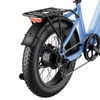 Kép 11/16 - FAFREES F20 Rover elektromos kerékpár, 250W hátsó agymotorral, 48V 15Ah kivehető akkumulátorral, 80 km hatótávval, 20×4.0” vastag gumikkal – Kék
