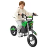 Kép 3/6 - iScooter A12 gyerek elektromos dirt bike, 300W, 36V 4.5Ah, 25 km/h, 20 km hatótáv, 12'' kerék, rugózás, tárcsafék – Zöld