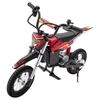 Kép 1/7 - iScooter A12 gyerek elektromos dirt bike, 300W, 36V 4.5Ah, 25 km/h, 20 km hatótáv, 12'' kerék, rugózás, tárcsafék – Piros