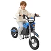 Kép 3/7 - iScooter A12 gyerek elektromos dirt bike, 300W, 36V 4.5Ah, 25 km/h, 20 km hatótáv, 12'' kerék, rugózás, tárcsafék – Kék