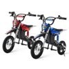 Kép 7/7 - iScooter A12 gyerek elektromos dirt bike, 300W, 36V 4.5Ah, 25 km/h, 20 km hatótáv, 12'' kerék, rugózás, tárcsafék – Kék