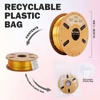 Kép 4/5 - ERYONE két színű selyem PLA filament 1kg – fekete & sötét arany