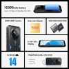 Kép 3/7 - FOSSiBOT F105 strapabíró okostelefon, 6.75'' HD+ kijelző, 10300mAh, 4GB/64GB, 20+8MP kamera, 4G Dual SIM, Android 14, IP68/IP69K – Fekete