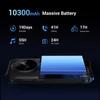 Kép 4/7 - FOSSiBOT F105 strapabíró okostelefon, 6.75'' HD+ kijelző, 10300mAh, 4GB/64GB, 20+8MP kamera, 4G Dual SIM, Android 14, IP68/IP69K – Fekete