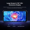 Kép 5/7 - FOSSiBOT F105 strapabíró okostelefon, 6.75'' HD+ kijelző, 10300mAh, 4GB/64GB, 20+8MP kamera, 4G Dual SIM, Android 14, IP68/IP69K – Fekete