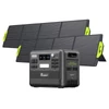 Kép 1/18 - FOSSiBOT F2400 hordozható erőmű készlet + 2× SP200 200W összecsukható napelem, 2048Wh LiFePO4, 2400W kimenet