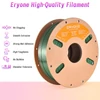 Kép 4/6 - ERYONE nagy sebességű selyem hatású, két színű PLA filament 1kg – piros & zöld