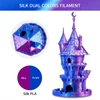 Kép 5/7 - ERYONE két színű selyem PLA filament 1kg – Lila és kék