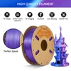 Kép 6/7 - ERYONE két színű selyem PLA filament 1kg – Lila és kék